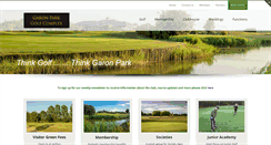 Desktop Screenshot of garonparkgolf.co.uk